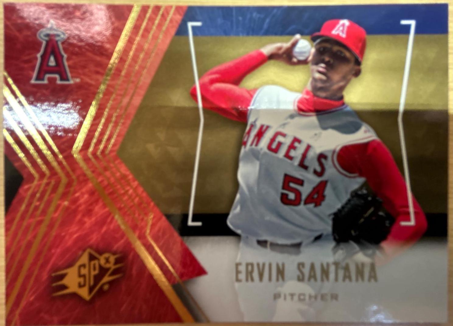 Ervin Santana #69 Baseball Cards 2005 Spx