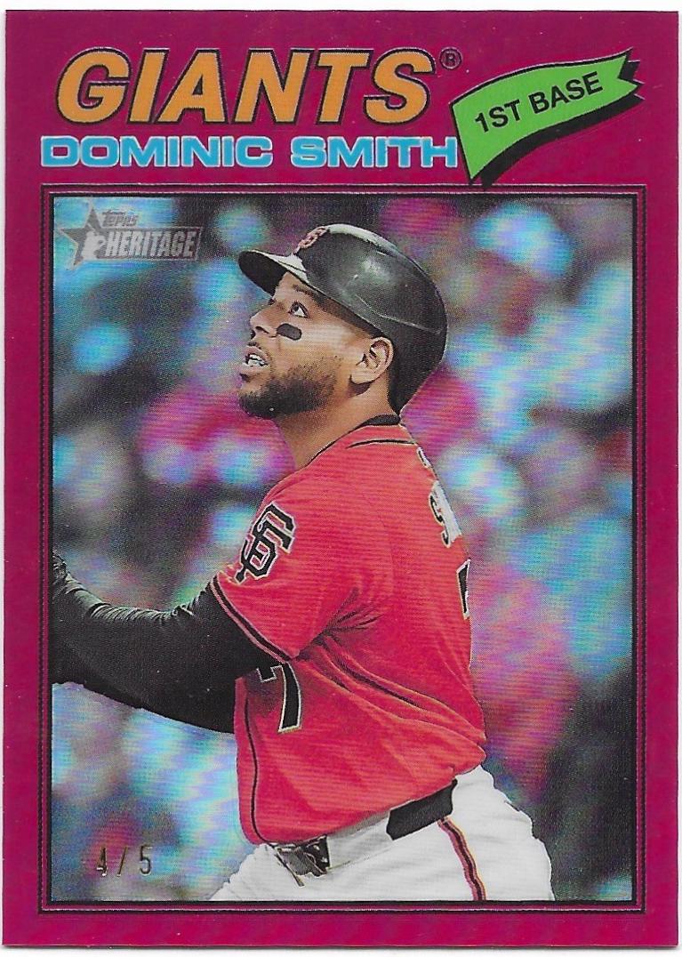 Dominic Smith [Red Bordered Chrome] #225