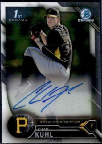 Chad Kuhl #BCAP-CK Baseball Cards 2016 Bowman Chrome Prospect Autograph