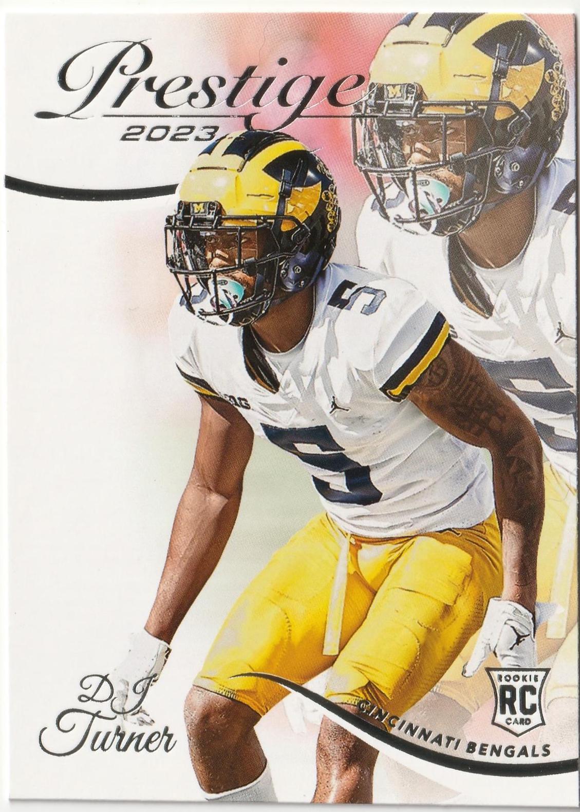 DJ Turner #331 Football Cards 2023 Panini Prestige