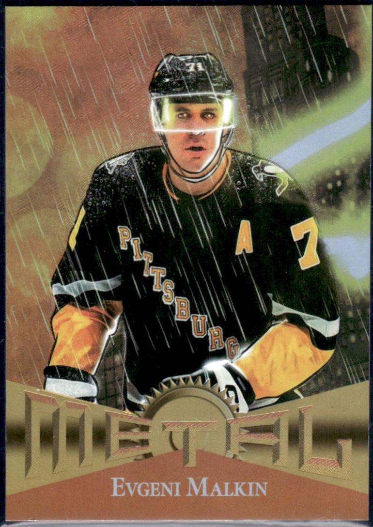 Evgeni Malkin #RT-16 Hockey Cards 2024 SkyBox Metal Universe 2013 Retro