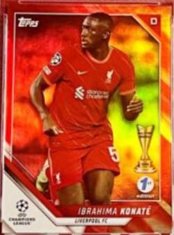 Ibrahima Konate #5 Soccer Cards 2022 Topps Liverpool