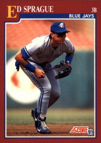 Ed Sprague #101T Baseball Cards 1991 Score Traded