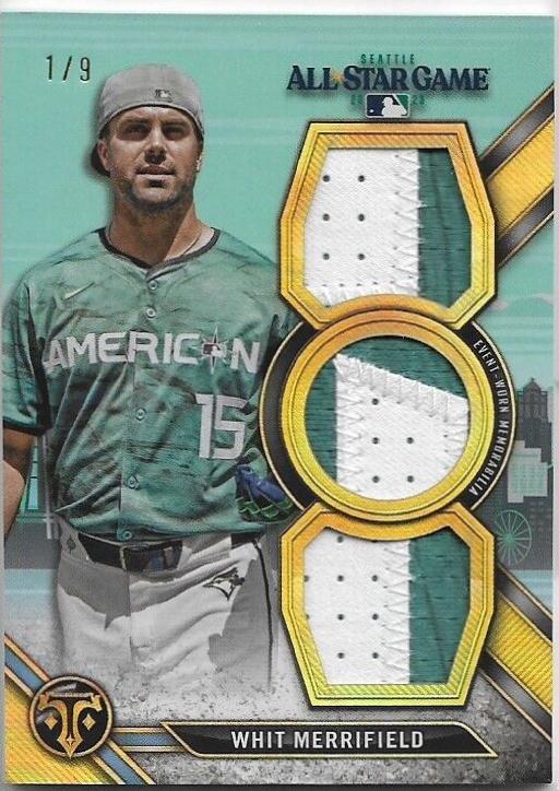 Whit Merrifield #ASP-WME 2024 Topps Triple Threads All Star Game Patch Baseball