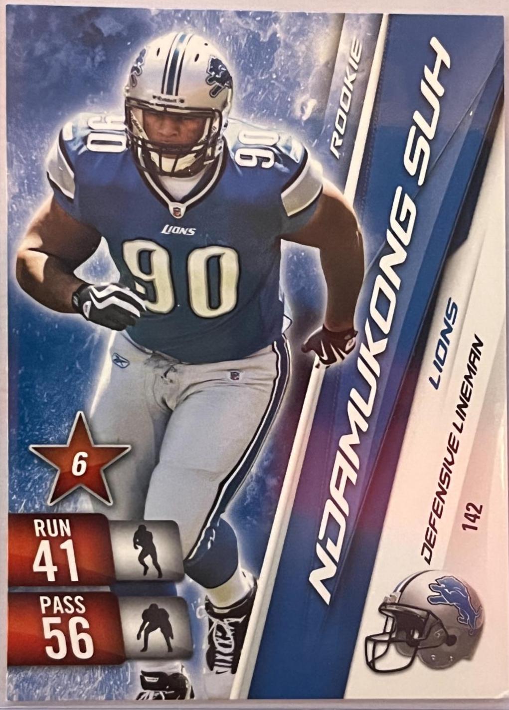 Ndamukong Suh #142 Football Cards 2010 Panini Adrenalyn XL
