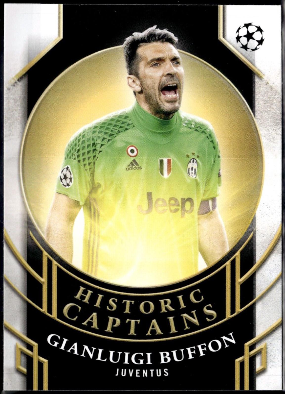 Gianluigi Buffon #HC-8 Soccer Cards 2024 Topps UEFA Historic Captains
