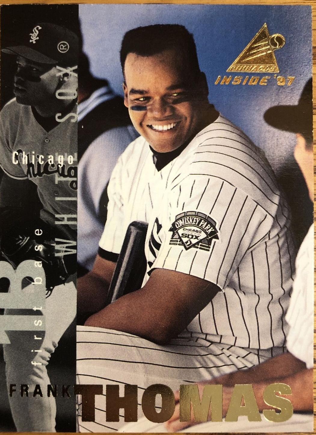 Frank Thomas #13 Baseball Cards 1997 Pinnacle Inside