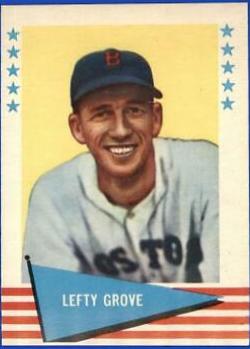 Lefty Grove #38 Baseball Cards 1961 Fleer