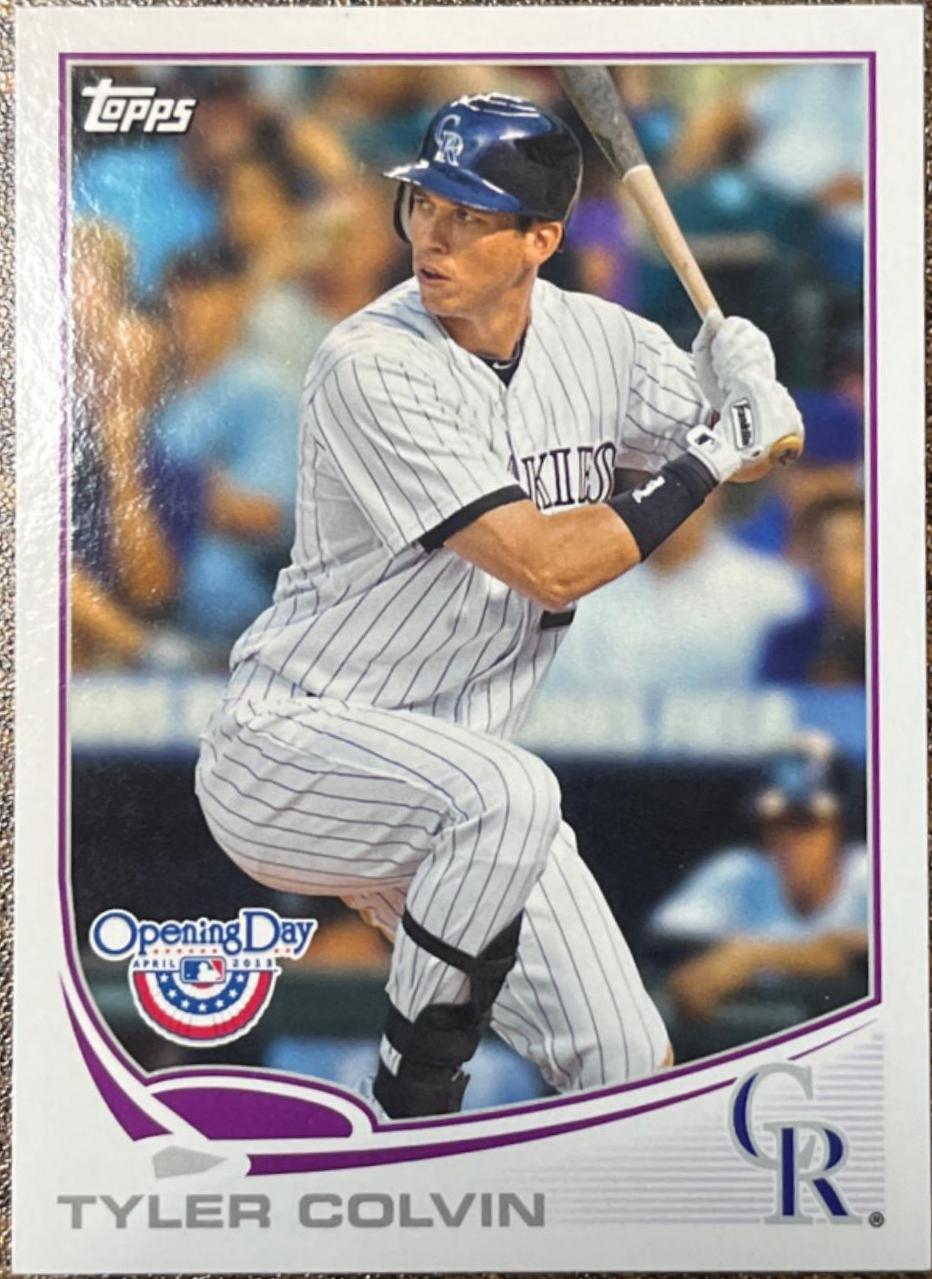 Tyler Colvin #79 Baseball Cards 2013 Topps Opening Day
