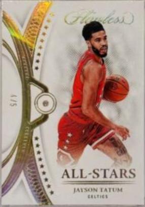 Jayson Tatum #135 Basketball Cards 2021 Panini Flawless