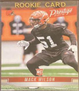 Mack Wilson #273 Football Cards 2019 Panini Prestige