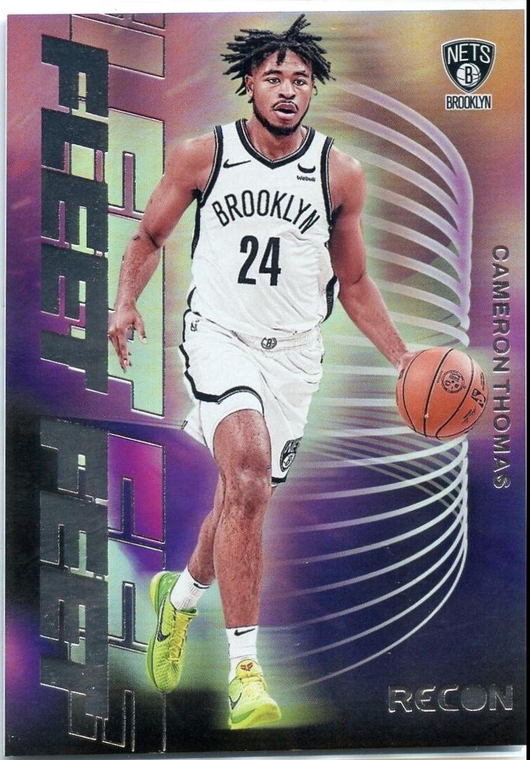 Cameron Thomas #8 Basketball Cards 2023 Panini Recon Fleet Feet