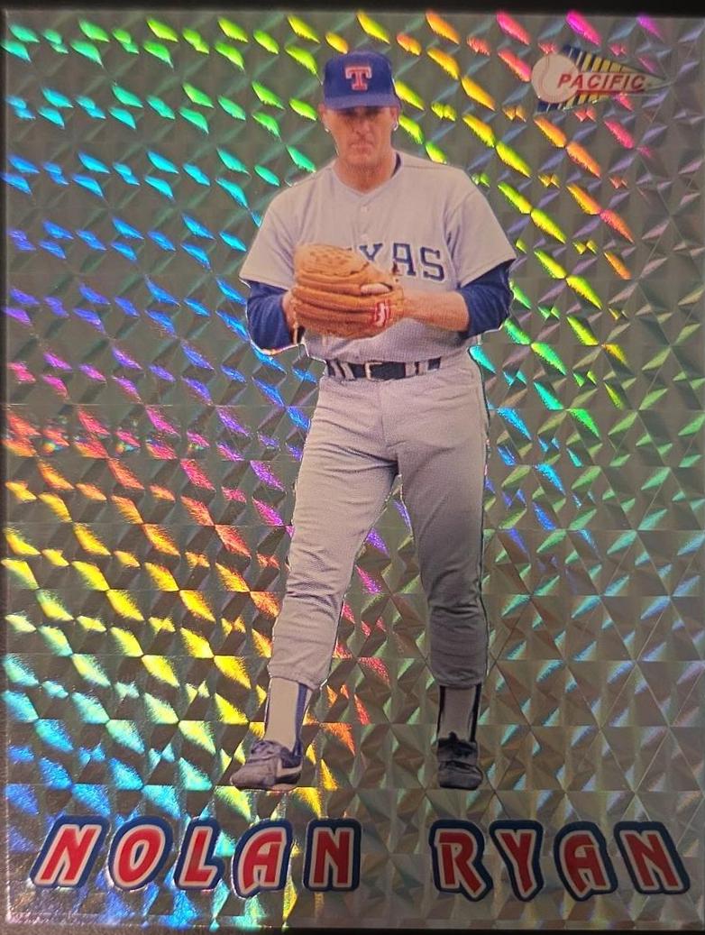 Nolan Ryan #11 1993 Pacific Nolan Ryan 27th Season Prism Baseball