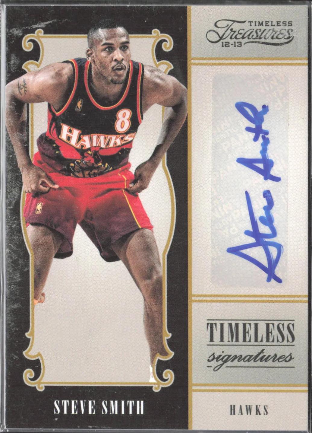 Steve Smith #6 2012-13 Panini Timeless Treasures Basketball Timeless Signatures