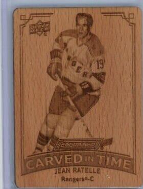 Jean Ratelle #CT-17 Hockey Cards 2023 Upper Deck Engrained Carved in Time