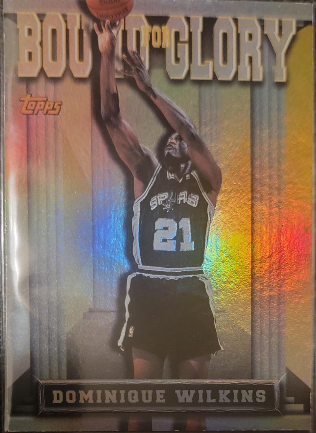 Dominique Wilkins #BG11 Basketball Cards 1997 Topps Bound for Glory
