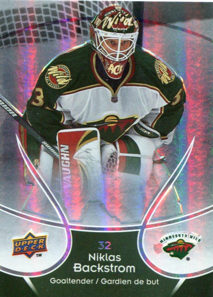 Niklas Backstrom #23 Hockey Cards 2009 Upper Deck McDonald's