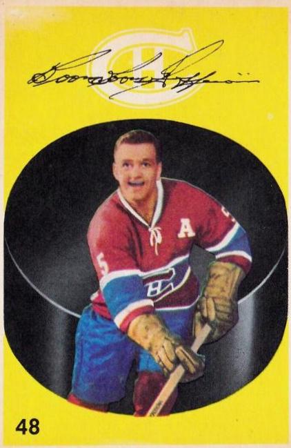 Boom Boom Geoffrion #48 Hockey Cards 1962 Parkhurst
