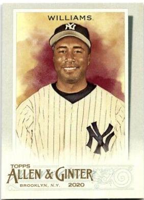 Bernie Williams #323 2020 Topps Allen & Ginter Baseball
