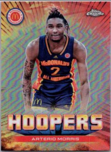 Arterio Morris #HS-20 Basketball Cards 2022 Topps Chrome McDonald's All-American Hoopers