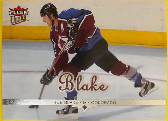 Rob Blake #58 Hockey Cards 2005 Ultra