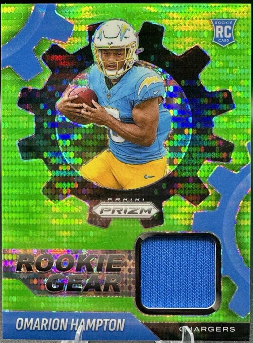 Omarion Hampton [Neon Green Pulsar] #RGR-OHN