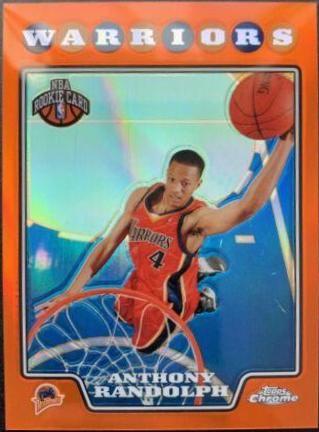 Anthony Randolph Orange Refractor #193 2008 Topps Chrome Basketball
