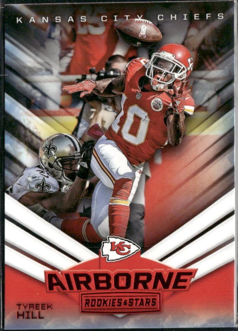 Tyreek Hill #1 Football Cards 2017 Panini Rookies & Stars Airborne