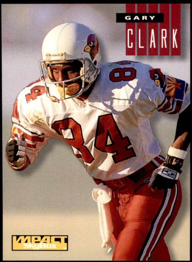 Gary Clark #3 Football Cards 1994 Skybox Impact