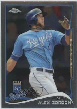 Alex Gordon #2 Baseball Cards 2014 Topps Chrome