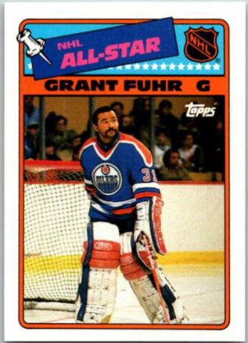Grant Fuhr #6 Hockey Cards 1988 Topps Stickers