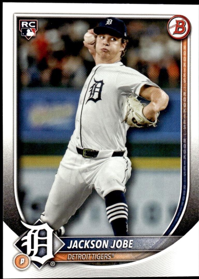 Jackson Jobe #50 Baseball Cards 2025 Bowman