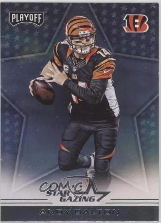Andy Dalton #SG-AD Football Cards 2016 Panini Playoff Star Gazing