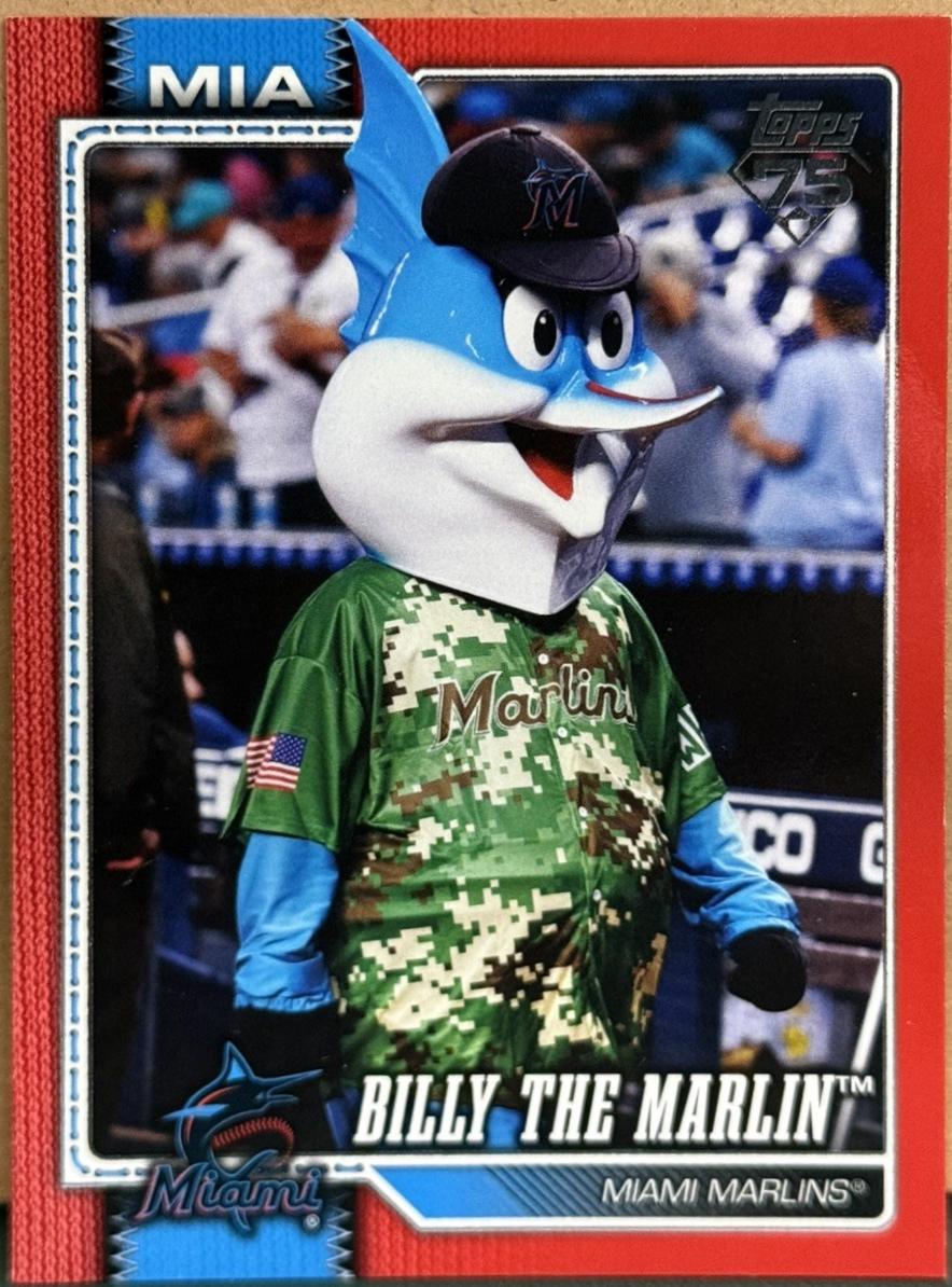 Billy the Marlin Miami Marlins [Red] #M-30