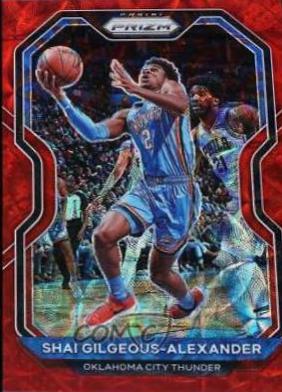 Shai Gilgeous Alexander [Choice Red Prizm] #118 Prices | 2020