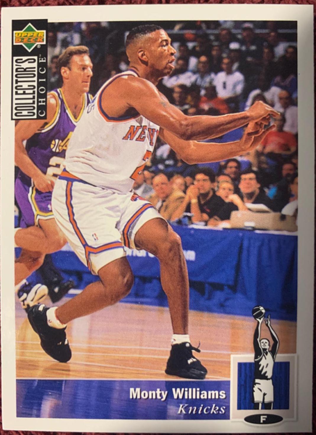 Monty Williams #246 Basketball Cards 1994 Collector's Choice