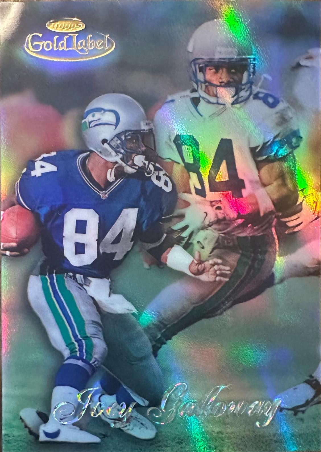 Joey Galloway #23 1998 Topps Gold Label Football
