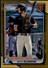 Bryce Eldridge [Gold Refractor] #BDC-48 Baseball Cards 2024 Bowman Draft Chrome Prices