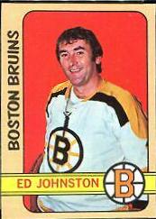 Ed Johnston #13 Hockey Cards 1972 Topps