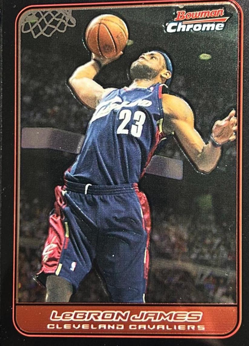 LeBron James #22 2006-07 Bowman Chrome Basketball