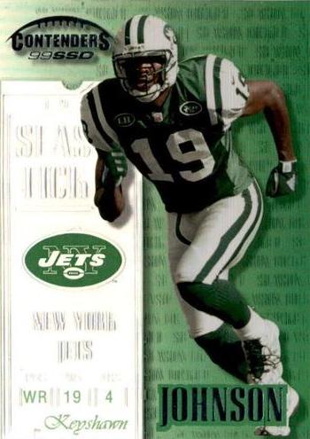 Keyshawn Johnson #101 Football Cards 1999 Playoff Contenders Ssd