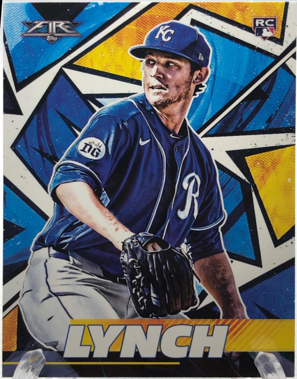 Daniel Lynch #107 Baseball Cards 2021 Topps Fire