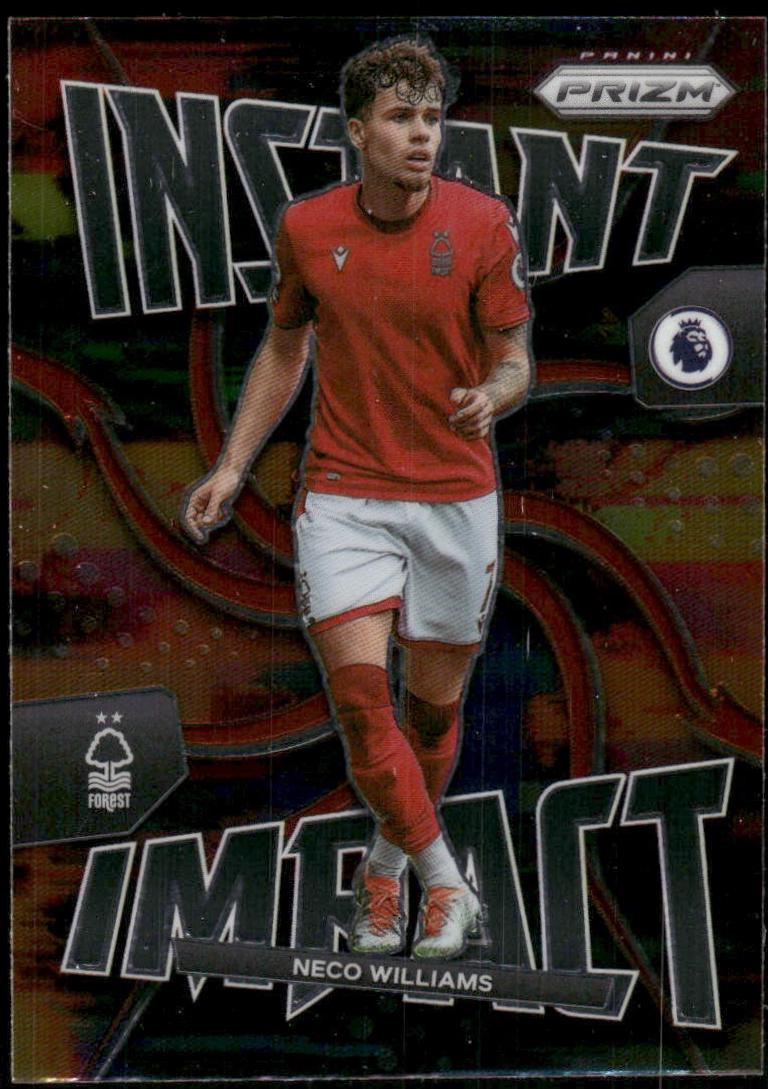 Neco Williams #10 2022 Panini Prizm Premier League Instant Impact