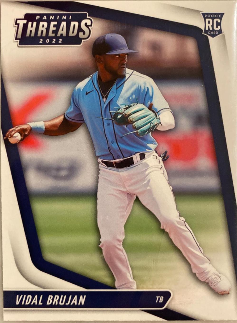 Vidal Brujan #8 Baseball Cards 2022 Panini Chronicles Threads