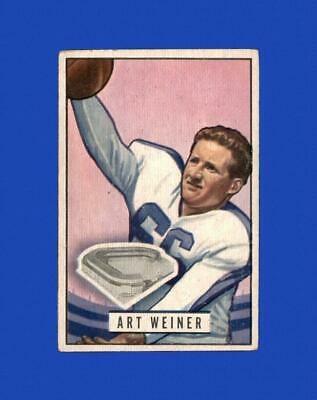 Art Weiner #80 1951 Bowman Football