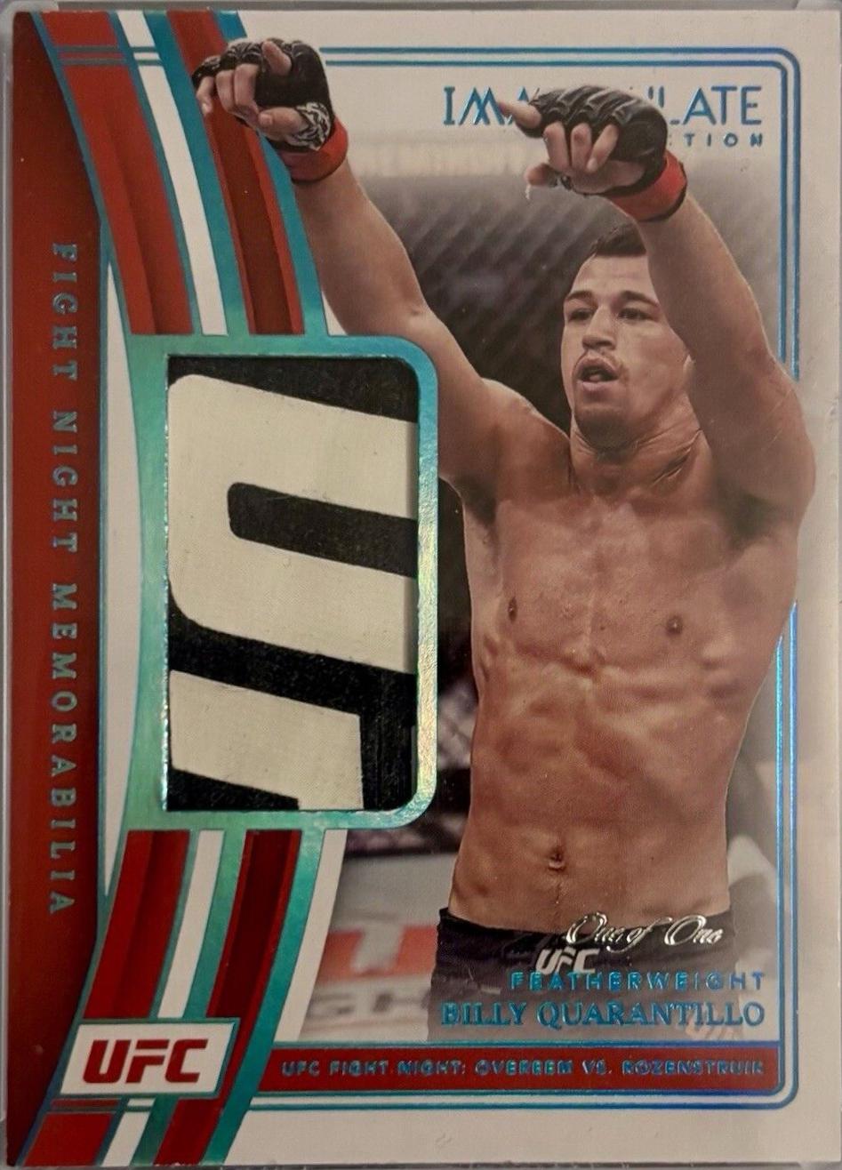 Billy Quarantillo #5 Ufc Cards 2023 Panini Immaculate UFC Fight Night Memorabilia