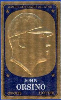 John Orsino #51 Baseball Cards 1965 Topps Embossed