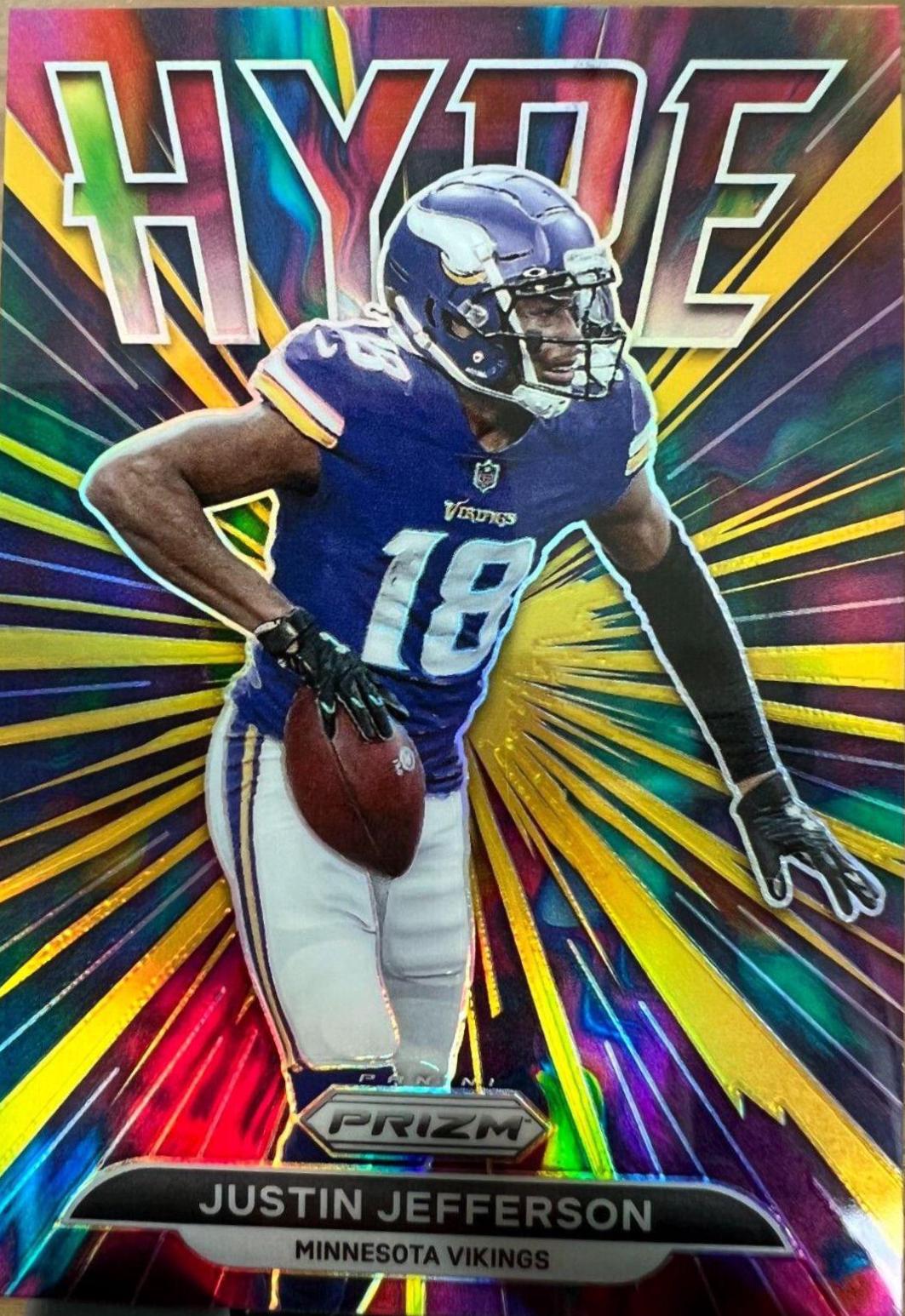 Justin Jefferson [Gold Prizm] #H-5
