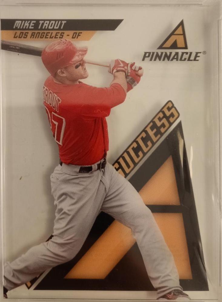 Mike Trout #PS3 Baseball Cards 2013 Panini Pinnacle of Success