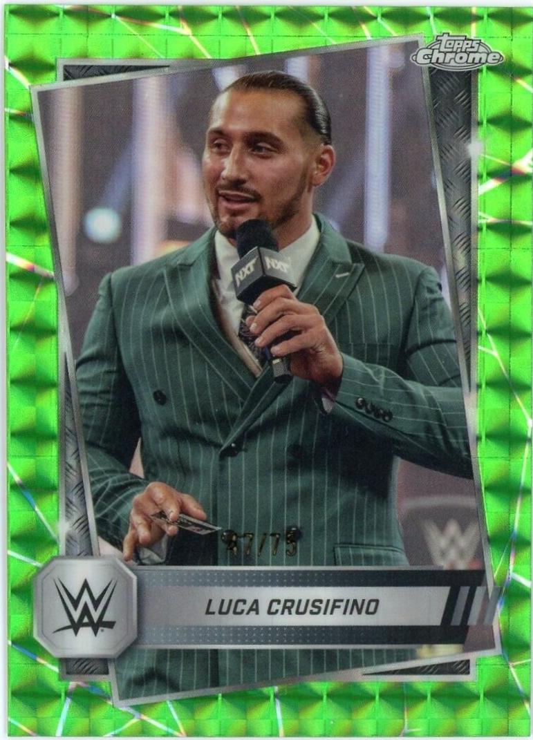 Luca Crusifino [Neon Green Geometric Refractor] #154 Prices | 2025 ...